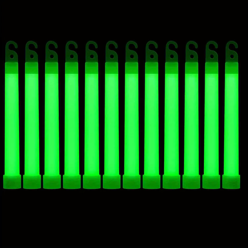 Glow Sticks Survival - 6/12PCS LED Glow Stick with Hook