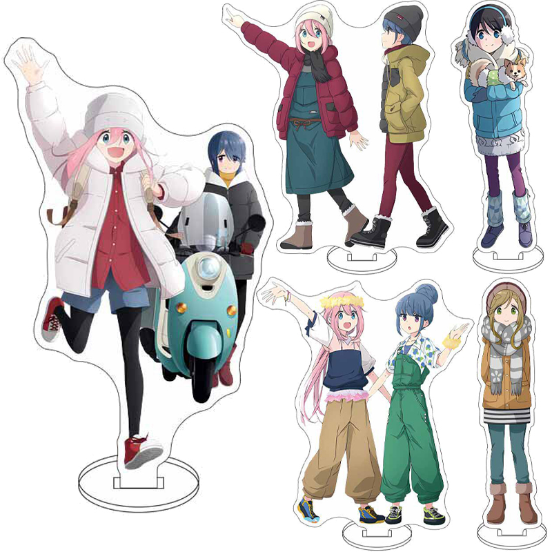 Outdoor Camping Decor - 16CM Anime ‌Yuru Camp Figure Rin