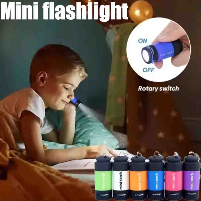 Outdoor Camping Decor - USB Rechargeable Camping Mini Flashlight Strong