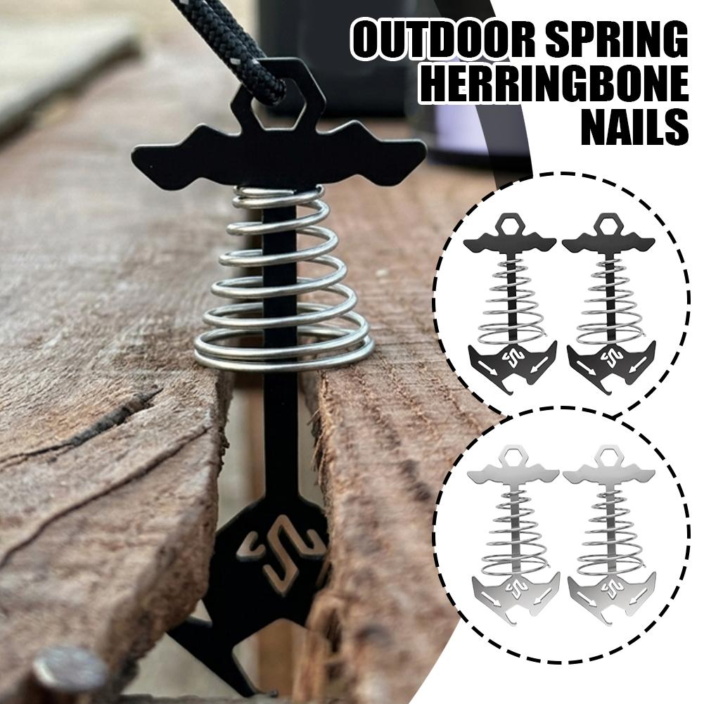 Outdoor Camping Guy - CLS Spring Fishbone Deck Anchor Multi‑Function