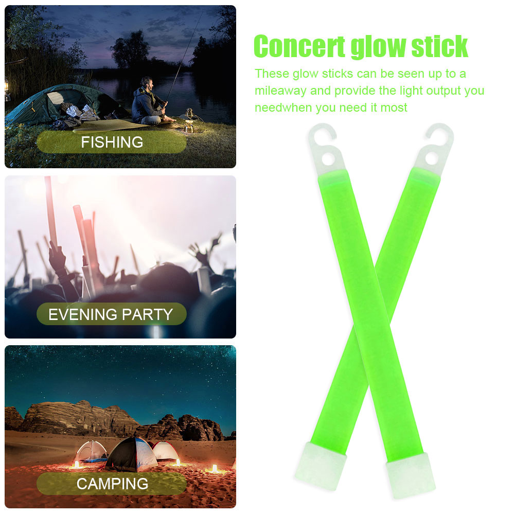 5/10PCS 6inch Glowing Sticks C - đánh giá và giá Glow Sticks Survival