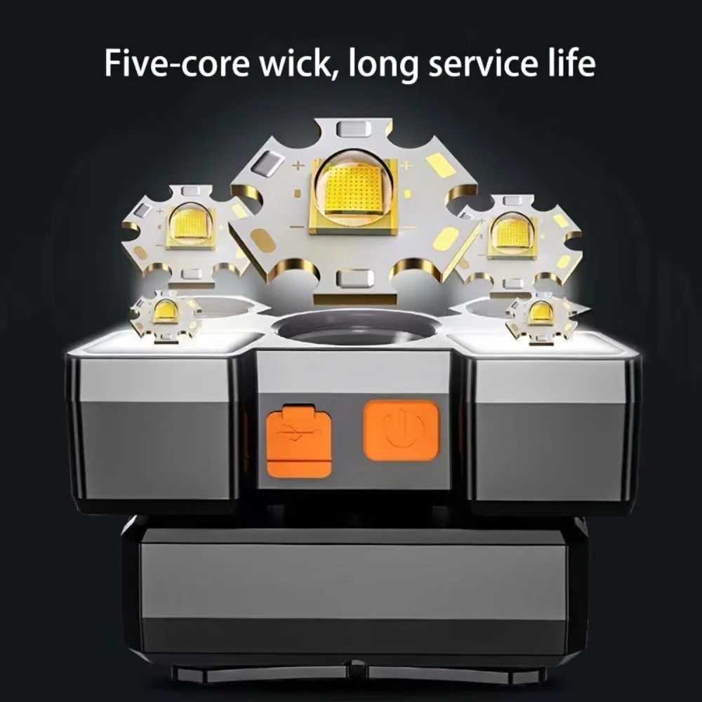 5*LED High Power Headlamp Supe - đánh giá và giá Outdoor Camping Decor