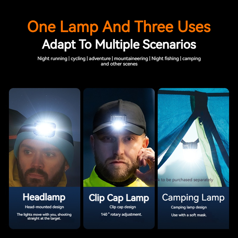 Philips LED Headlamp Sensor He - đánh giá và giá Outdoor Camping Decor