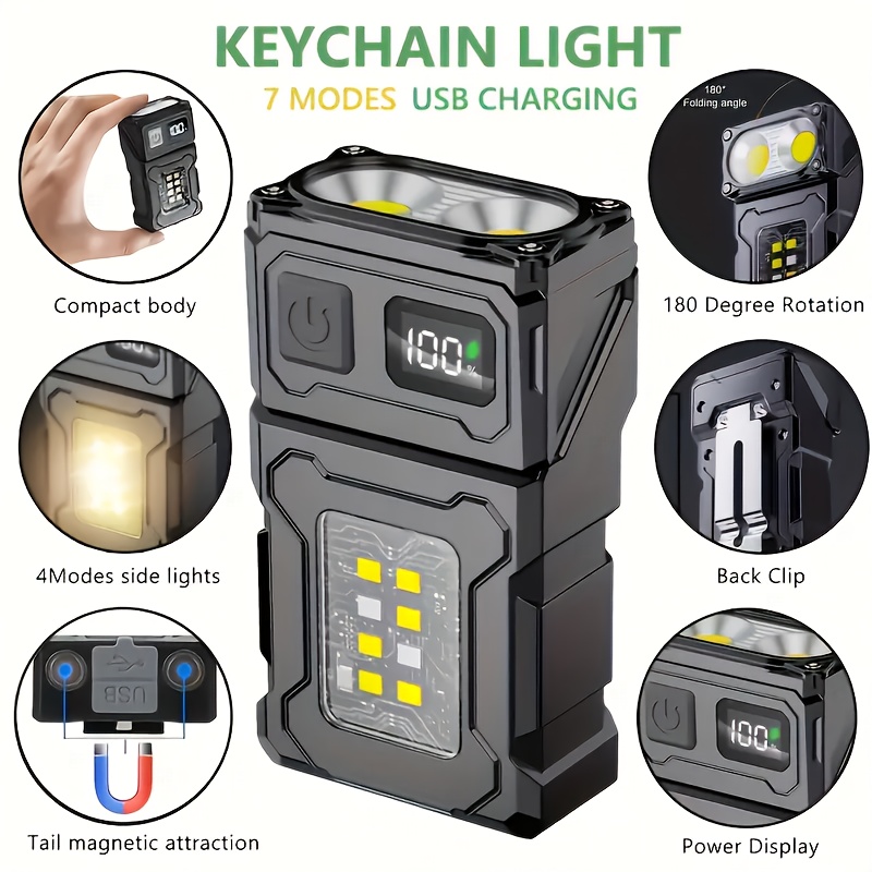 Mini Rechargeable LED Pocket F - đánh giá và giá Outdoor Camping Decor