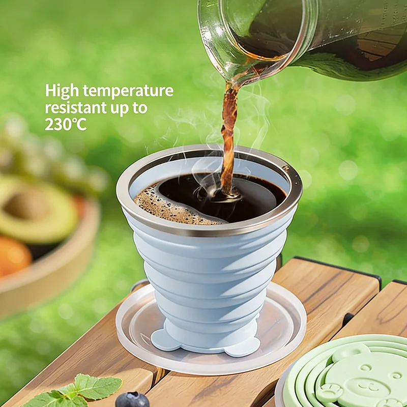 Portable Foldable Silicone Cup - đánh giá và giá Collapsible Water Bottle