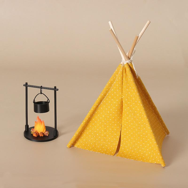 1:12 Scale Camping Tent Model  - đánh giá và giá Outdoor Camping Decor