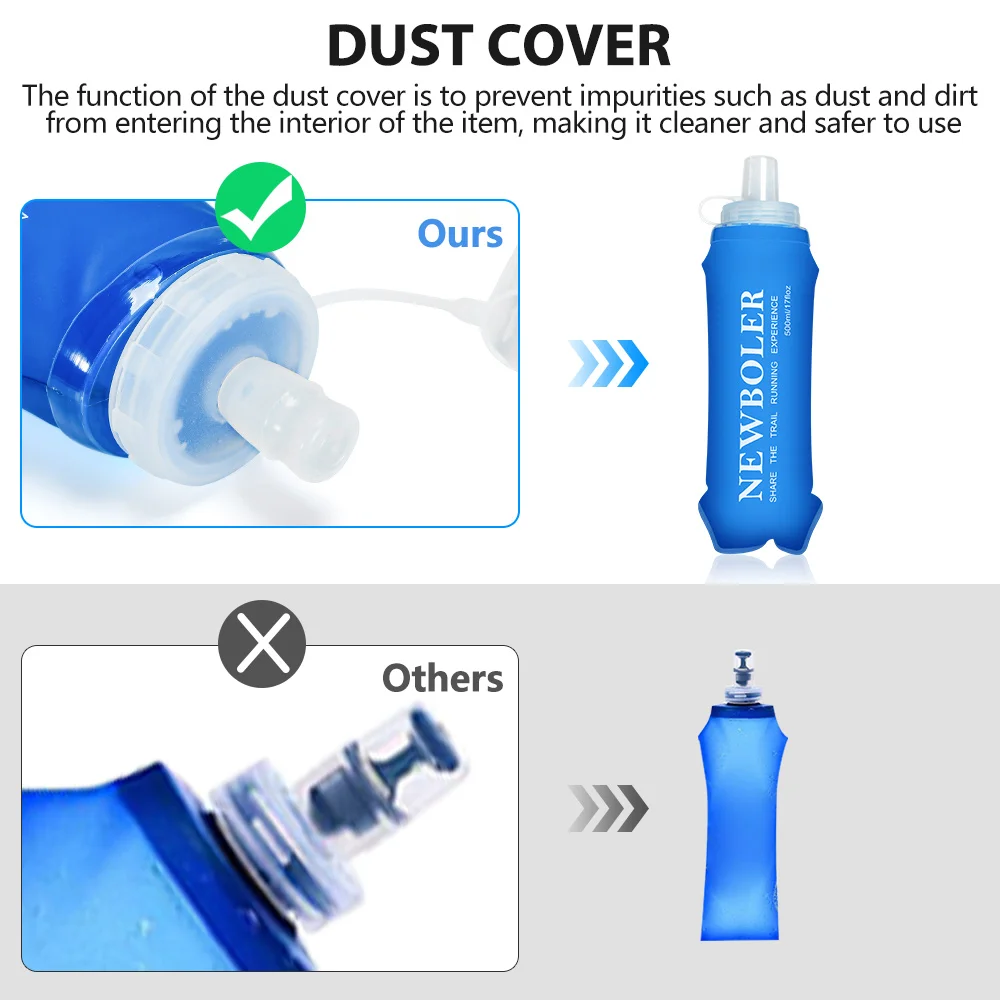 NEWBOLER 300/500ML Water Bottl - đánh giá và giá Collapsible Water Bottle
