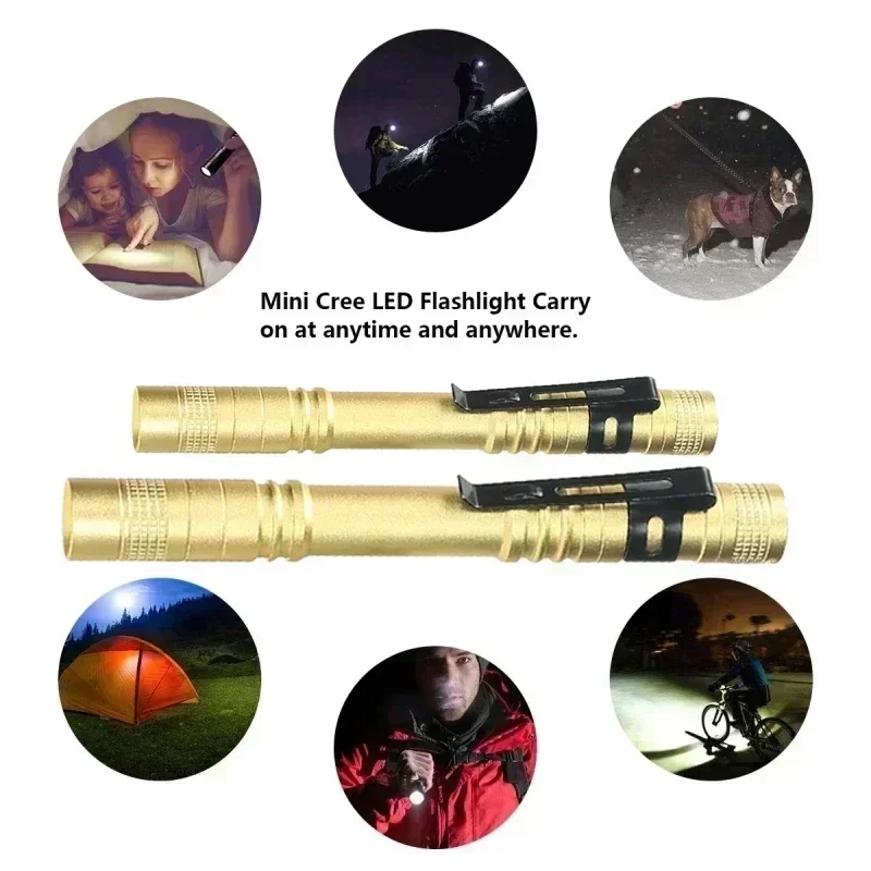 Portable Mini LED Pen Flashlig - đánh giá và giá Outdoor Camping Lamp