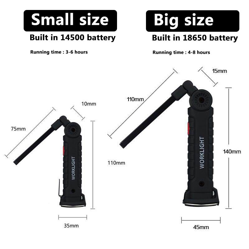 Portable Fold LED Flashlight S - đánh giá và giá Outdoor Camping Lighting