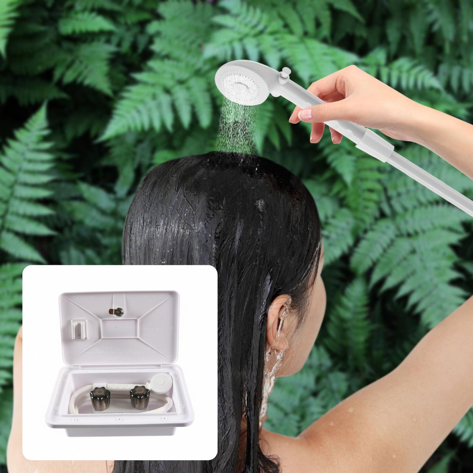 RV Exterior Shower Box Compact - đánh giá và giá Outdoor Camping Shower
