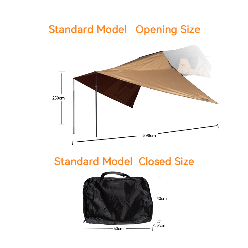 Waterproof Oxford Canopy Tent  - đánh giá và giá Outdoor Camping Car Tent