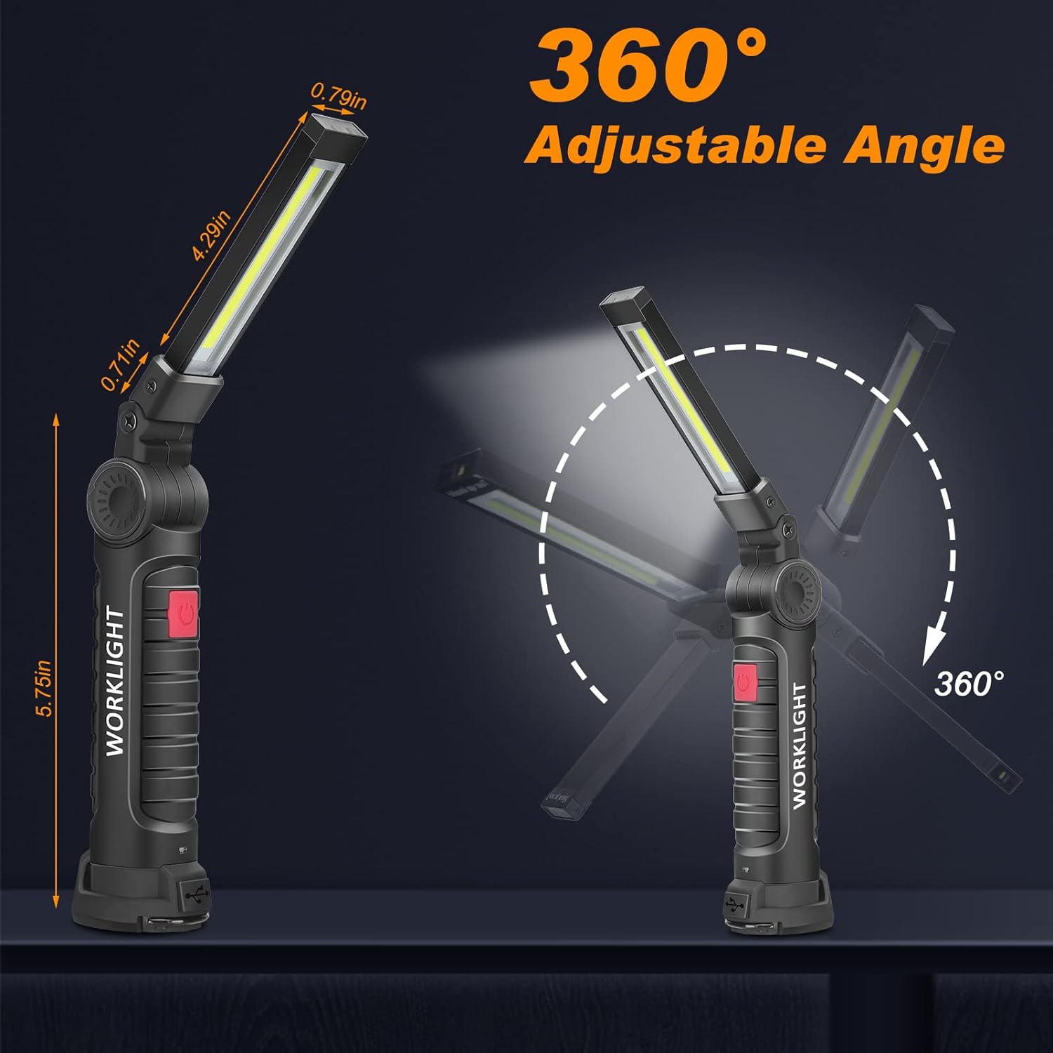 Portable Handheld Flashlight U - đánh giá và giá Outdoor Camping Lamp