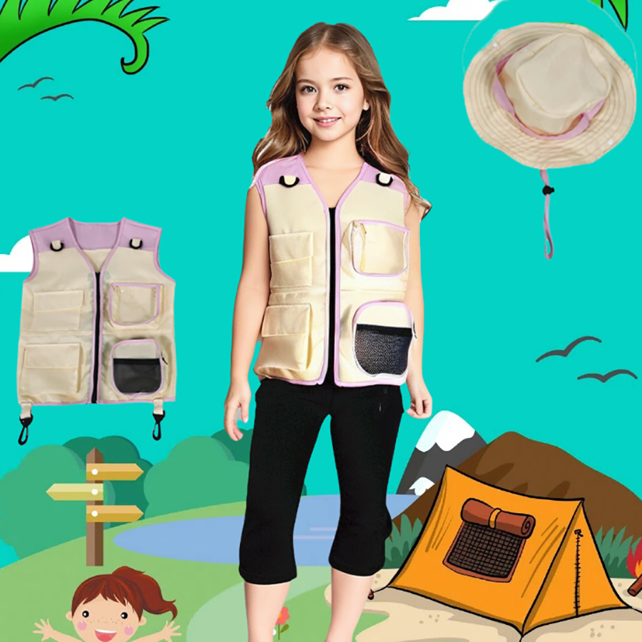 Children Explorer Vest Hat Sui - đánh giá và giá Outdoor Camping Activities For Kids
