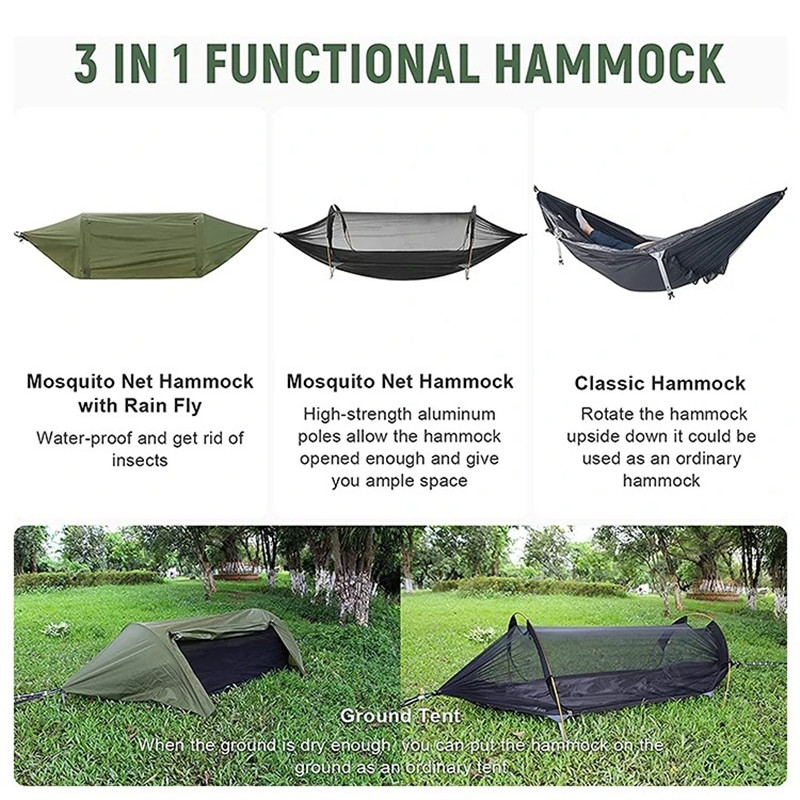3-in-1 Tunnel Mosquito Net Ham - đánh giá và giá Outdoor Camping Solo