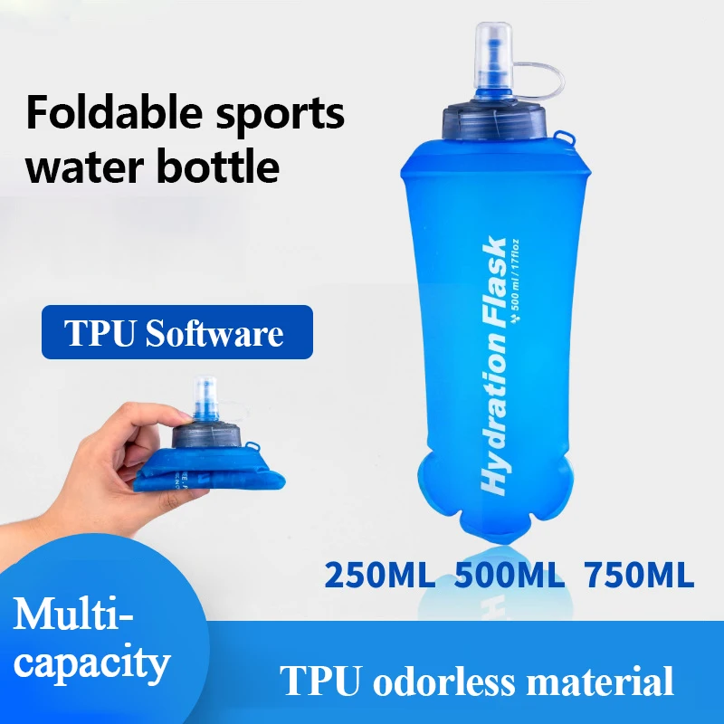 250ml 500ml 750ml Portable Fol - đánh giá và giá Collapsible Water Bottle