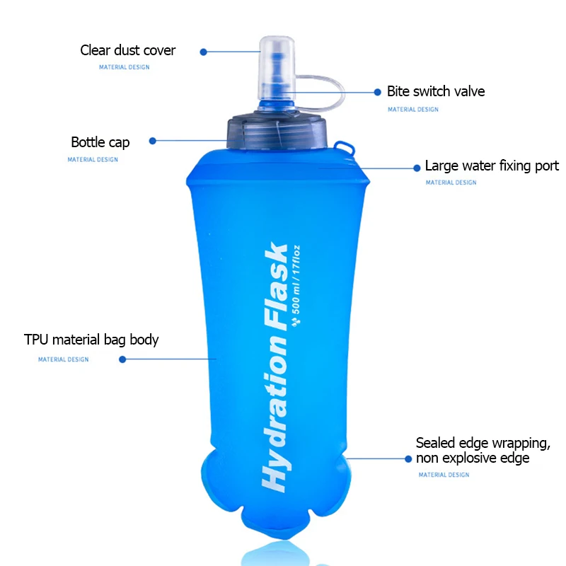 250ml 500ml 750ml Portable Fol - đánh giá và giá Collapsible Water Bottle