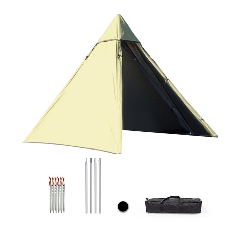 Dropship-Pyramid Tent Solo Ten - đánh giá và giá Outdoor Camping Solo