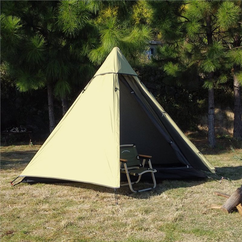Dropship-Pyramid Tent Solo Ten - đánh giá và giá Outdoor Camping Solo