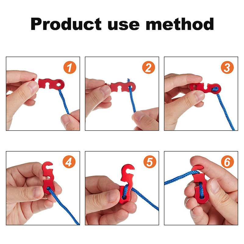 5/20Pcs Guyline Tensioner Alum - đánh giá và giá Outdoor Camping Guy