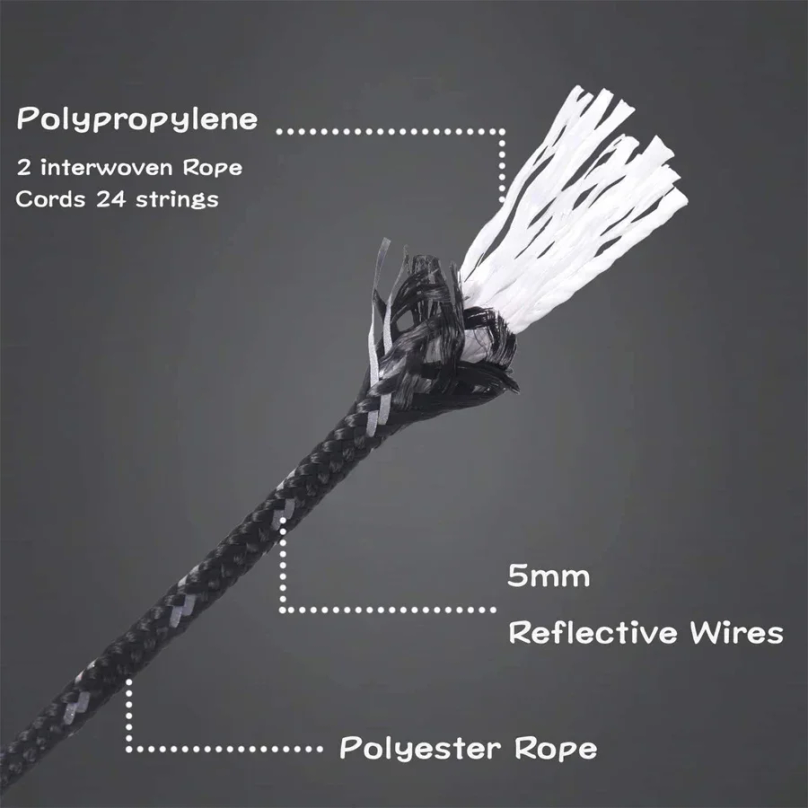 Camping Guylines Ropes for Ten - đánh giá và giá Outdoor Camping Guy