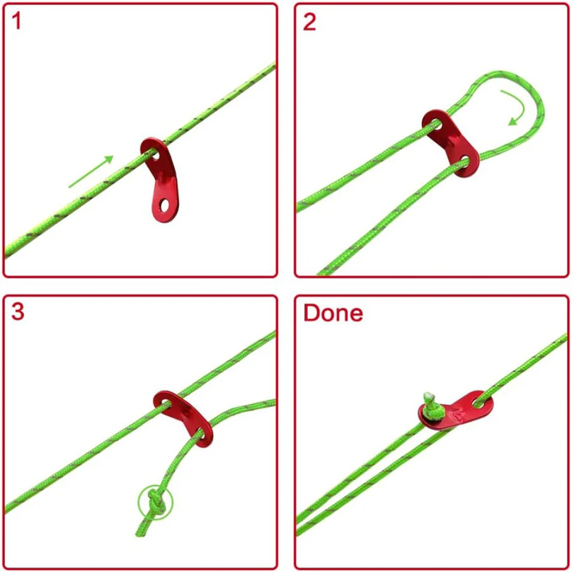 Camping Guylines Ropes for Ten - đánh giá và giá Outdoor Camping Guy
