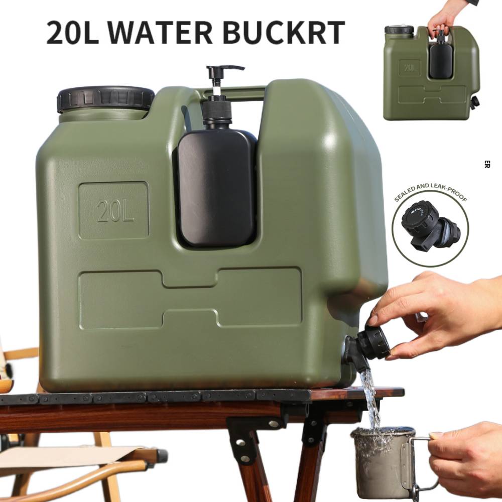 15/20L Portable Camping Water  - đánh giá và giá Outdoor Camping Water Tank