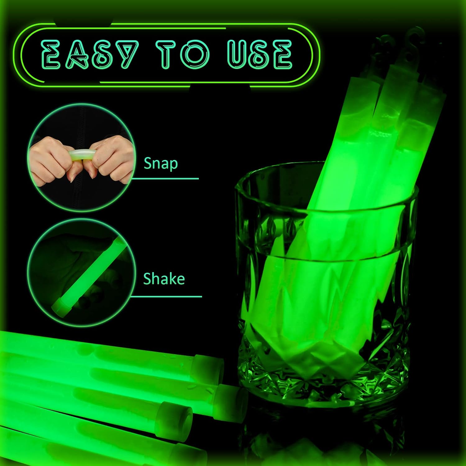 Glow Sticks Bulk Green Emergen - đánh giá và giá Glow Sticks Survival