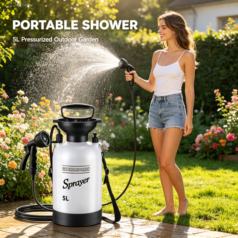5L Portable Camping Shower Man - đánh giá và giá Outdoor Camping Shower